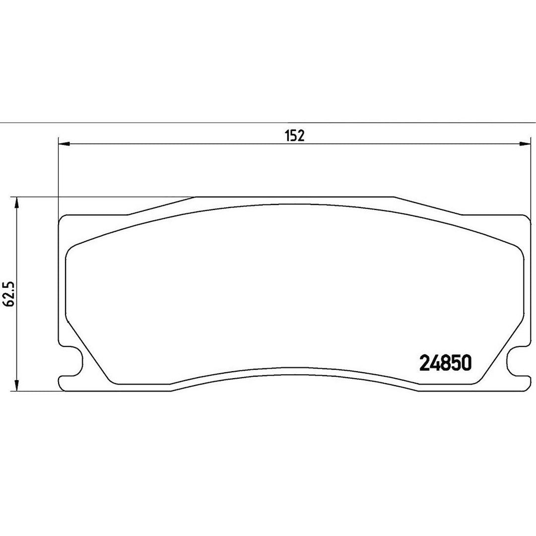 Product of Brembo P36023 Brake Pad - Set Of 4 