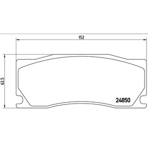 Product of Brembo P36023 Brake Pad - Set Of 4 