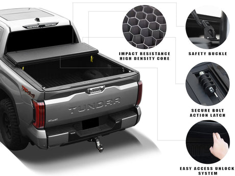 Product of Armordillo CoveRex TFX Series Hard Folding 7163041 Tonneau Cover 