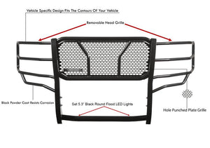 Black Horse Offroad Ru-Chsi14-B-Plfb Grille Guard||ru-Chsi14-B-Plfb_7.Jpeg||92||blkhsi14bplfb||2238552
