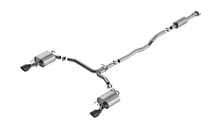 Product of Borla 140967BC S-Type Cat Back System Exhaust System Kit 