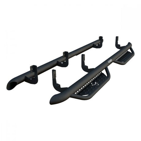 Product of Ranch Hand MRSC191C1B4S Midnight Series Nerf Bar With Drop Down Steps 