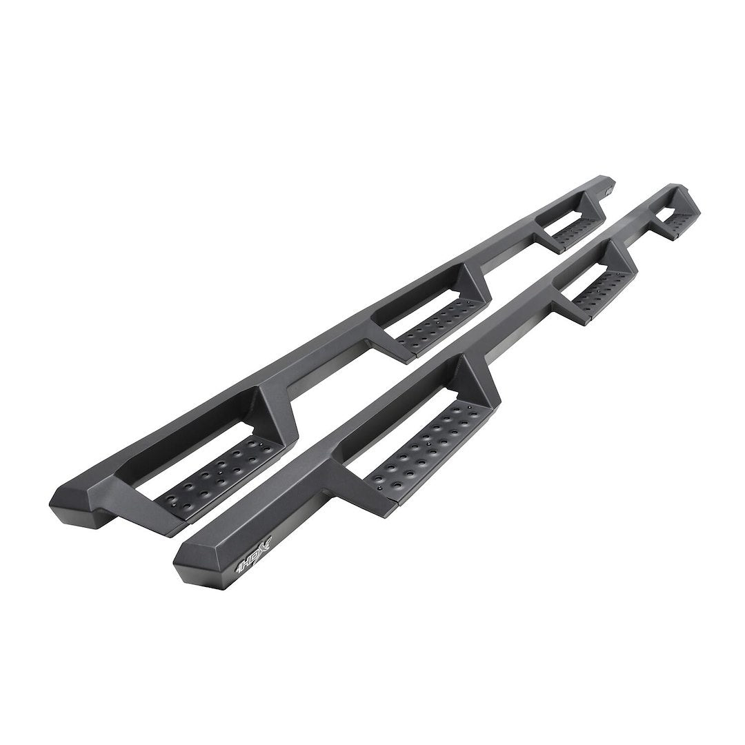 Product of Westin Automotive 56-534765 Black Textured Powder Coated Square Nerf Bar - Truck Wheel To Wheel 