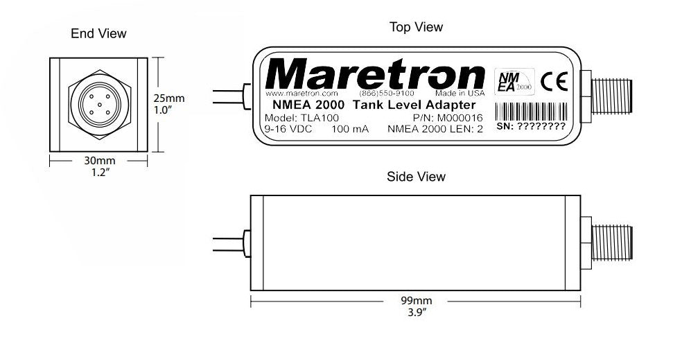 Product of Maretron Tla100-01 Tank Level Adapter