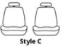 Product of Covercraft GTD4194ABCAGY Carhartt® PrecisionFit® Carhartt Gravel 1000 Denier Nylon Seat Cover 