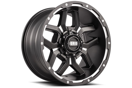 Product of Grid Wheels 20x9 Black With Natural Accents Wheel - Not Applicable Bolt Pattern 