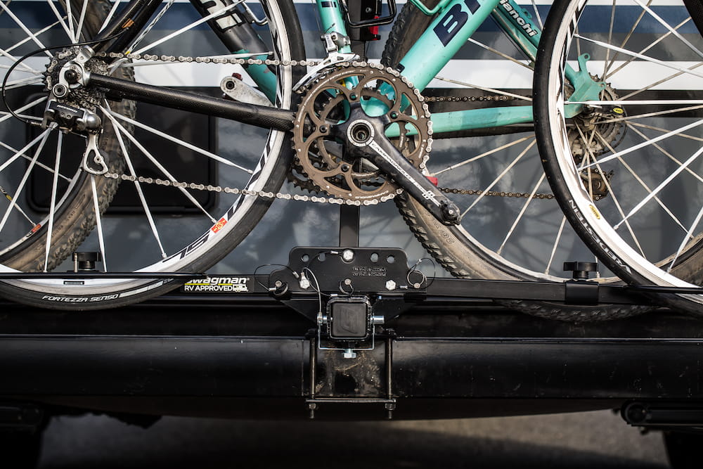 Product of Swagman 64663 2 Bikes Bike Wheel Rests In Loop Bike Rack - Receiver Hitch Mount No 
