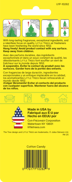Car Freshner U1p-10282 Air Freshener||u1p-10282_1.Png||86||c15u1p10282||2151697
