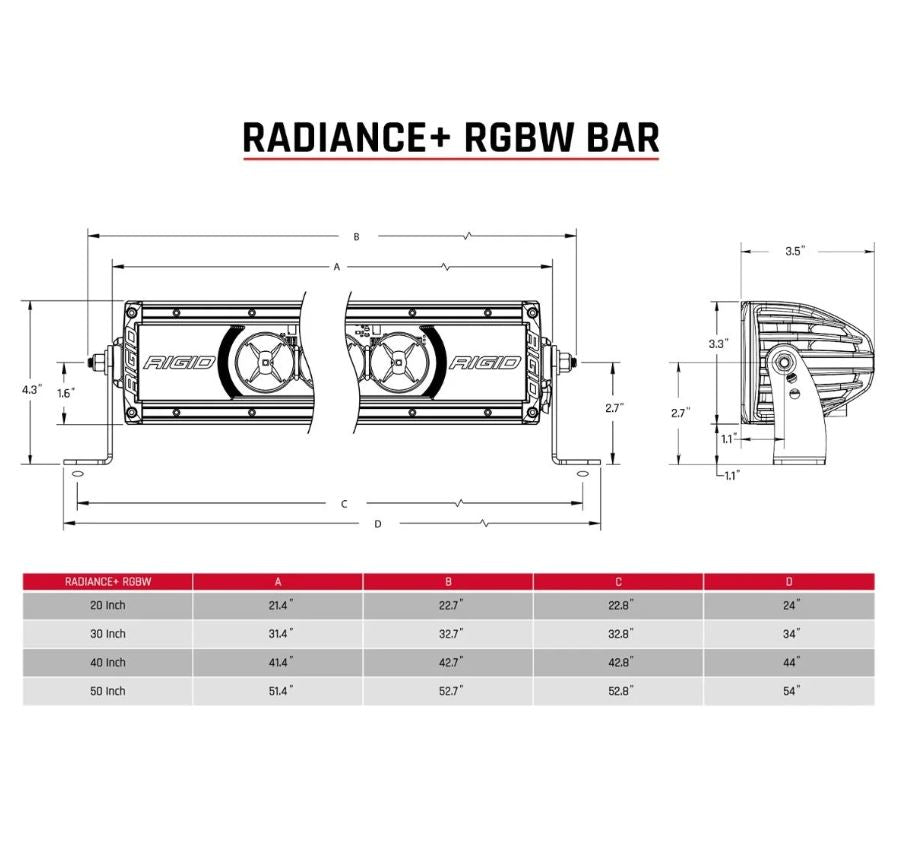 Product of Rigid Lighting 250053 Light Bar 