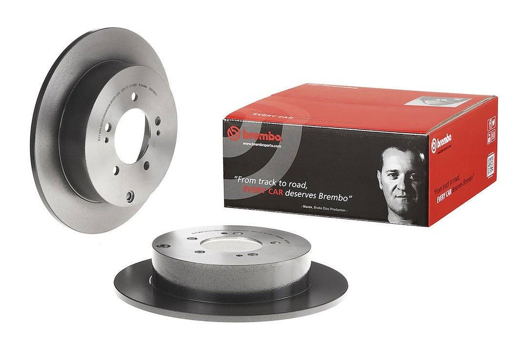 Product of Brembo 08A75511C02 Solid 1 Piece Brake Rotor 