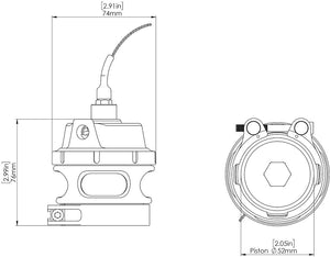 Turbo Smart Ts-0204-3110 Turbocharger Blow Off Valve Sensor Cap||ts-0204-3110_1.Jpg||86||trbts02043110||1479765