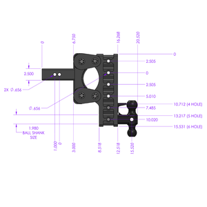 Gen-Y Hitch Gh-1226 Trailer Hitch Ball Mount||gh-1226_6.Png||91||gyhgh1226||1737402