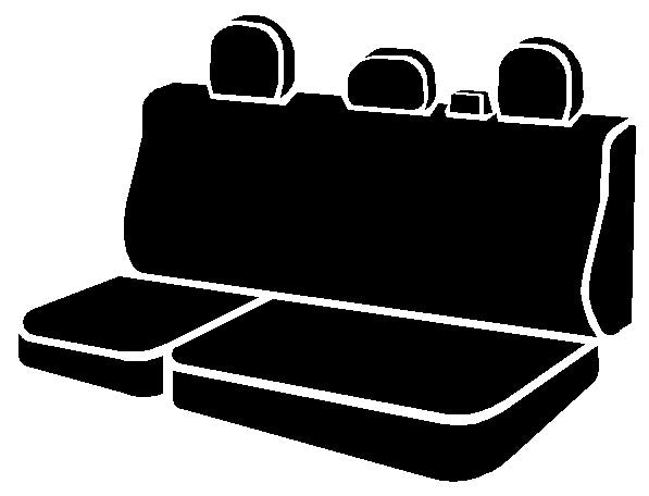 Product of Fia TRS42-36 BLACK Wrangler Black Polyester Seat Cover 