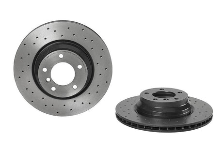 Product of Brembo 09A2591XC02 Xtra Vented Cross Drilled 1 Piece Brake Rotor 