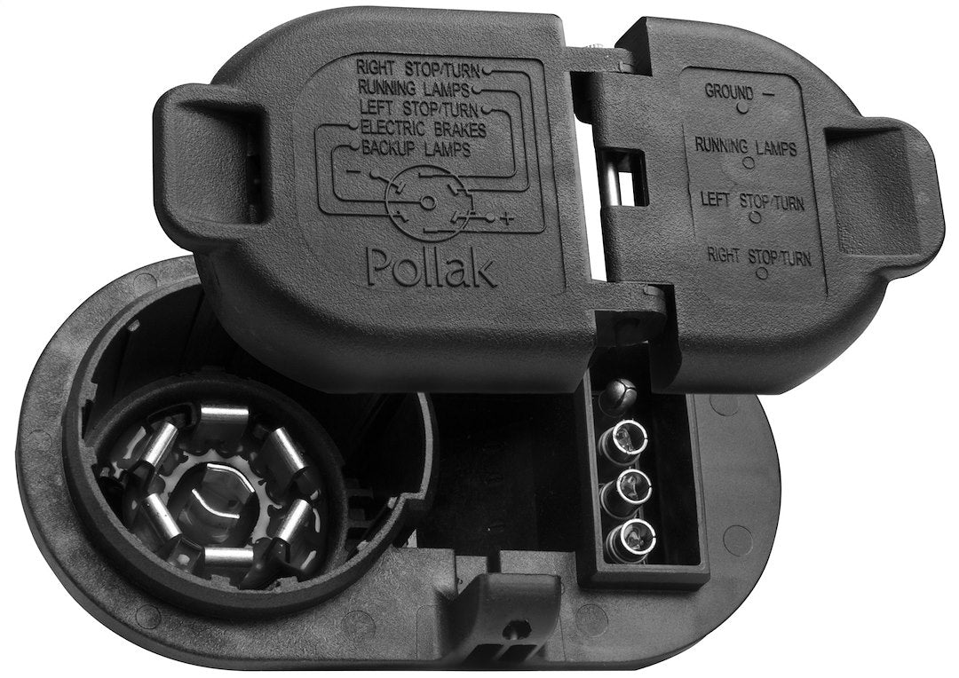 Product of Hopkins MFG 40974 Vehicle End 7 Blade To 4 Flat Trailer Wiring Connector 