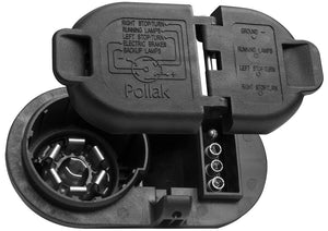 Product of Hopkins MFG 40974 Vehicle End 7 Blade To 4 Flat Trailer Wiring Connector 