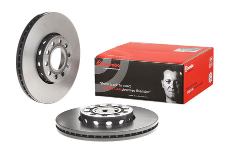 Product of Brembo 09574521C02 Vented 1 Piece Brake Rotor 