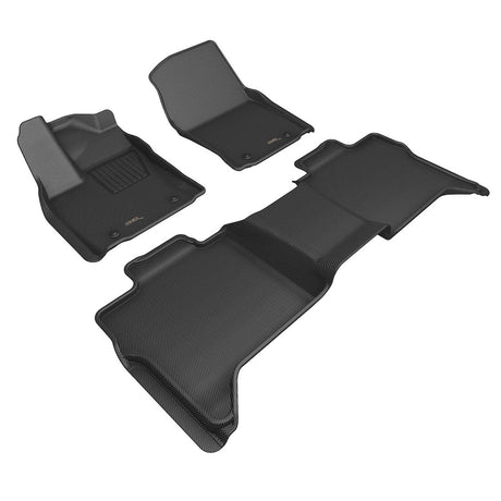 Product of 3D Mats KAGU L1TY28801509 Black Thermoplastic Rubber Of Carbon Fiber Texture Floor Liner 