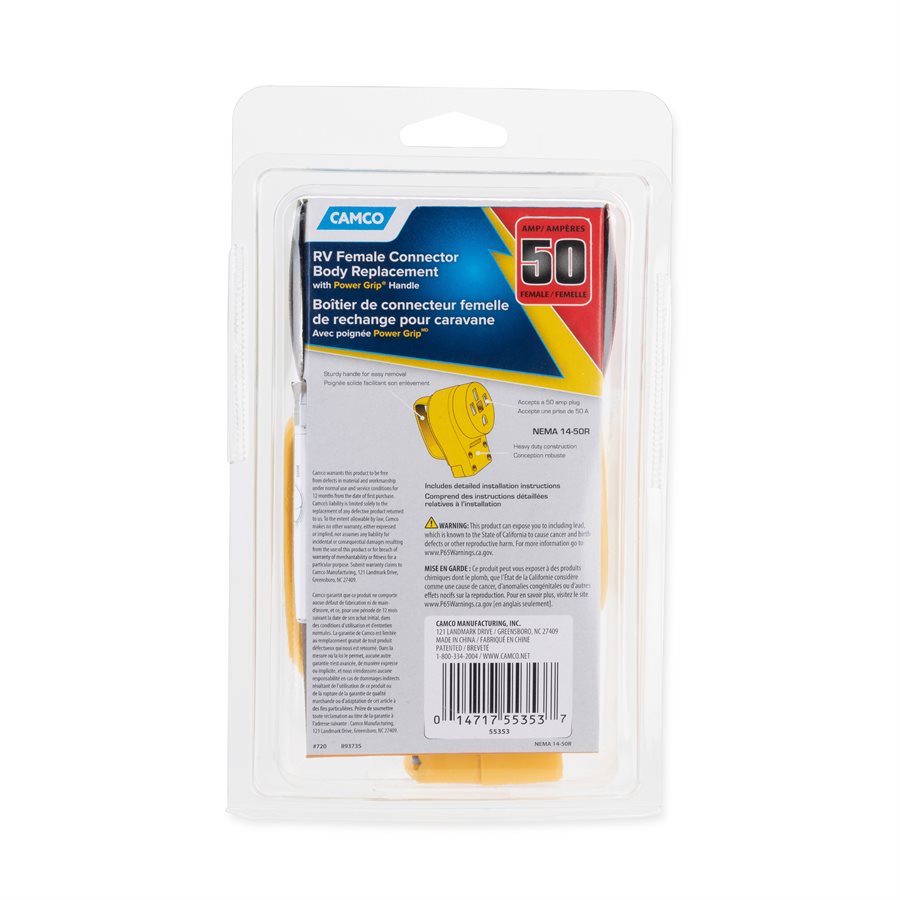 Product of Camco 55353 Power Cord Plug End