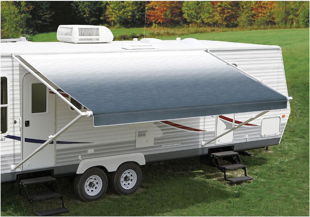 Product of Carefree RV EA166C00 RV Patio Electric/ Manual Awning , Blue Shale Fade 