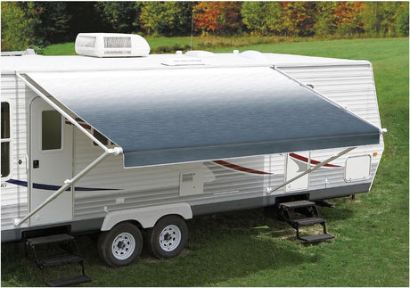 Product of Carefree RV EA166C00 RV Patio Electric/ Manual Awning , Blue Shale Fade 