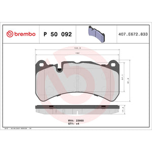 Brembo P50092 Brake Pad||p50092_Drw.Jpg||87||brmp50092||1753513