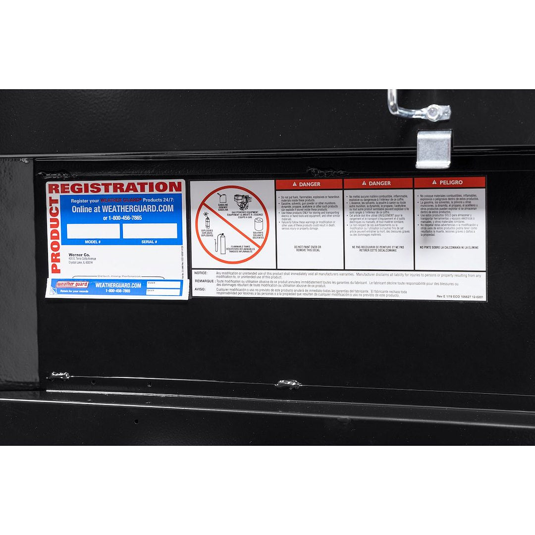 Product of Weather Guard (Werner) 121-5-04 Low Profile Toolbox 