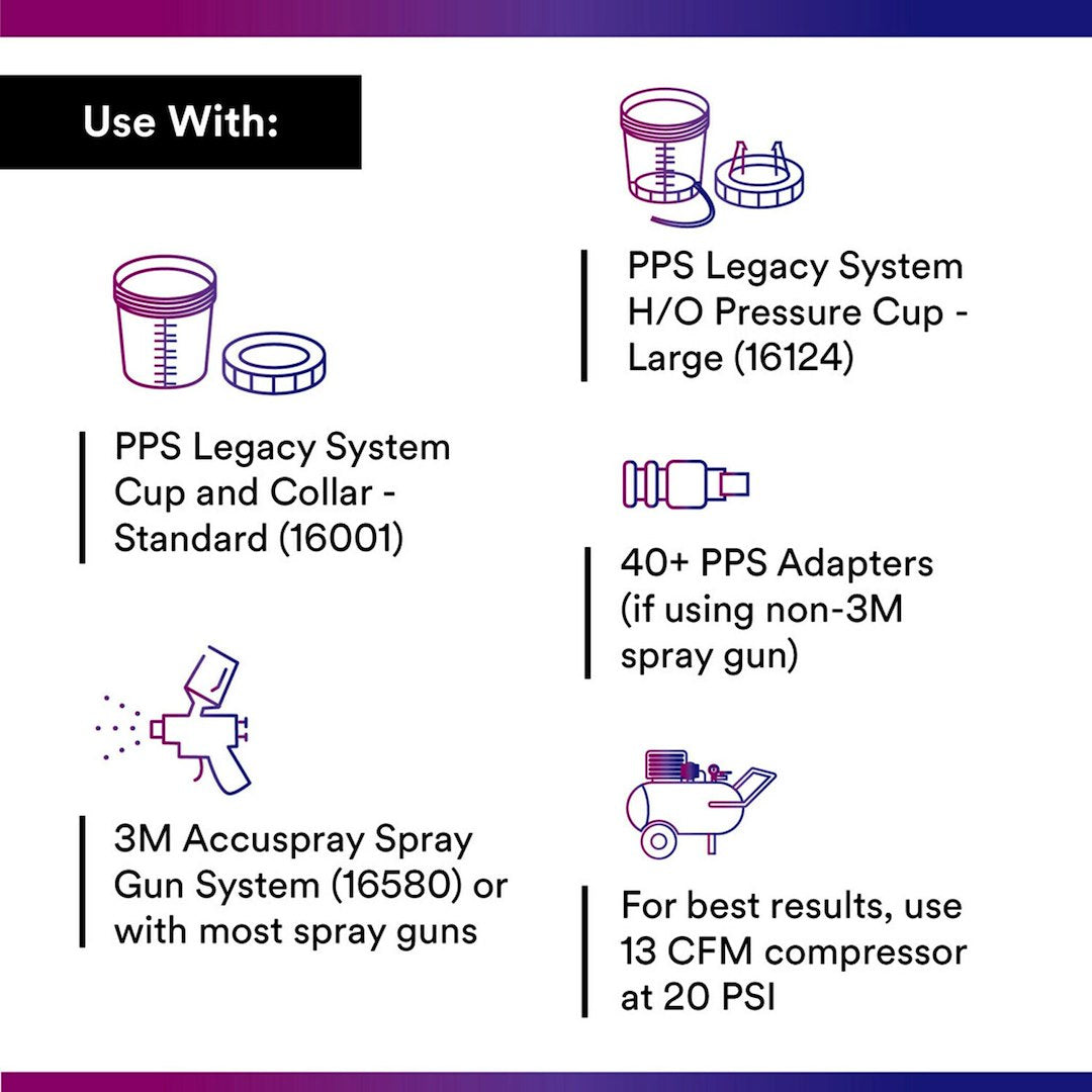 3m 16000 Spray Gun Cup Liner||16000_3.Jpg||88||t5516000||1350553