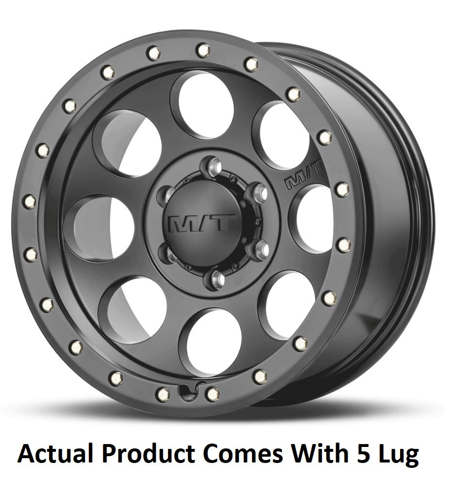 Mickey Thompson Wheel 226100332 Wheel||classic-Pro-Satin Black With Simulated Beadlock Ring_5 Lug_2.Jpg||87||m53274463||2333385