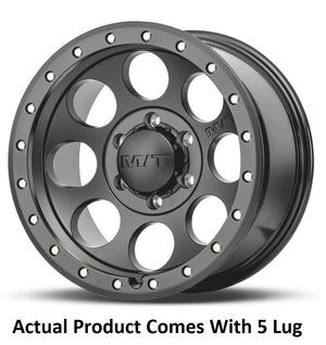 Mickey Thompson Wheel 226100332 Wheel||classic-Pro-Satin Black With Simulated Beadlock Ring_5 Lug_2.Jpg||87||m53274463||2333385