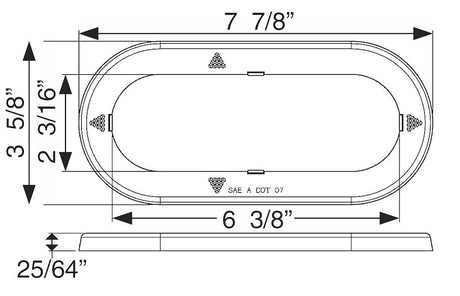 Optronics A78rxbp Parking Light Trim||a78rxbp_1.Jpg||86||o24a78rxbp||1623259