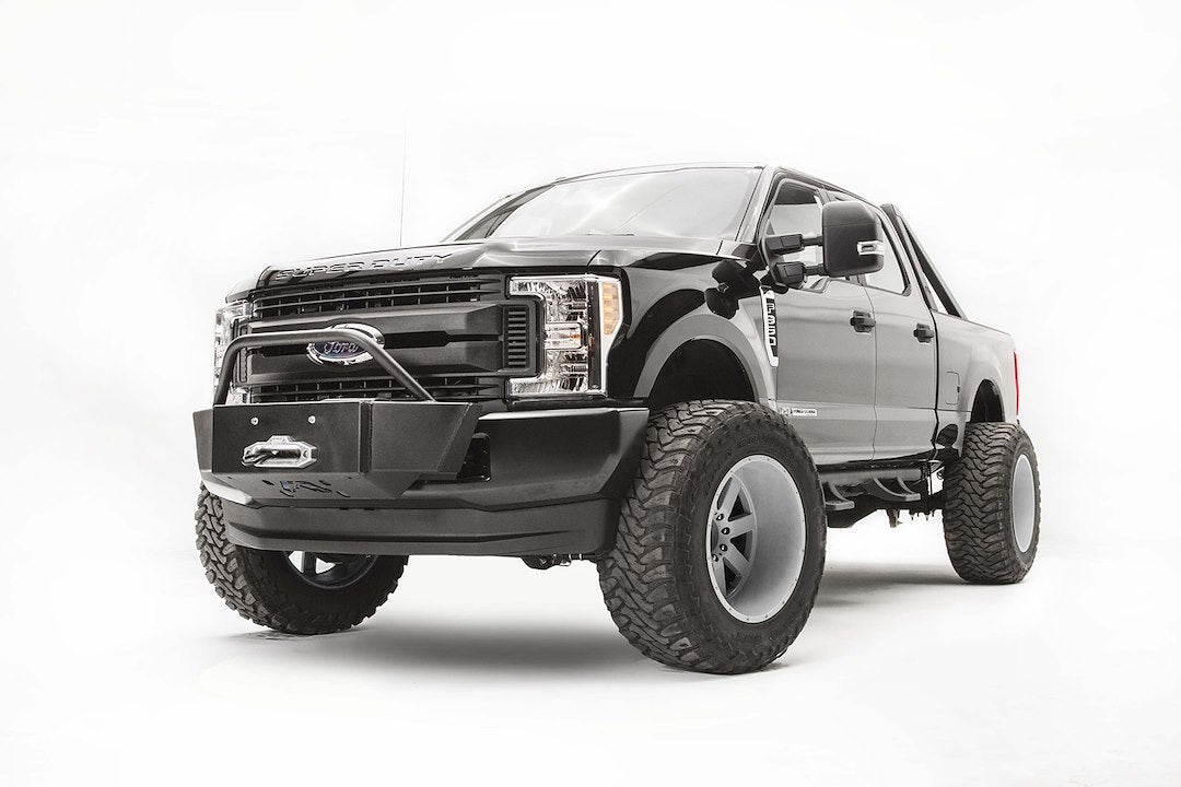 Product of Fab Fours FS17-N4160-1 Fixed Front Bumper Mount Winch Mount for Up To 16500 Pound Winch 