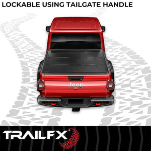 Product of TrailFX TFX Premium Flush Tri-Fold Hard Folding TFX2705 Tonneau Cover 