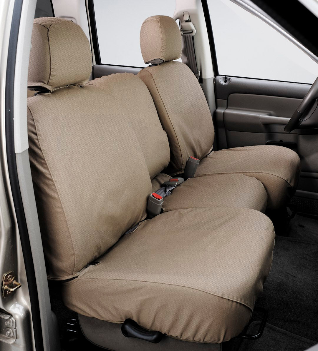Product of Covercraft SS3349PCTP SeatSaver® Taupe Polycotton Seat Cover 