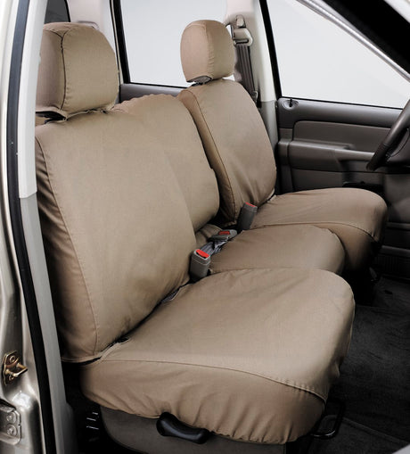 Product of Covercraft SS3349PCTP SeatSaver® Taupe Polycotton Seat Cover 