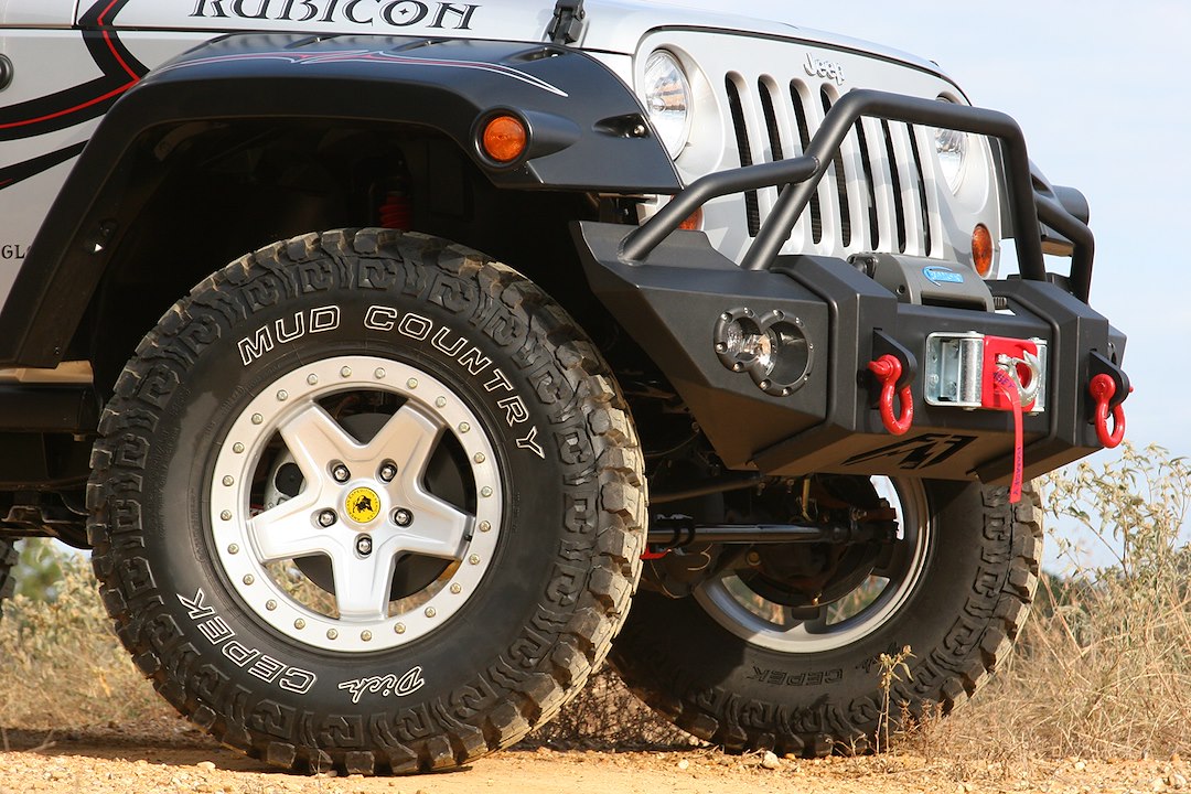 Product of Fab Fours JK07-B1850-1 Lifestyle ™ Steel Matte Powder Coated Bumper 