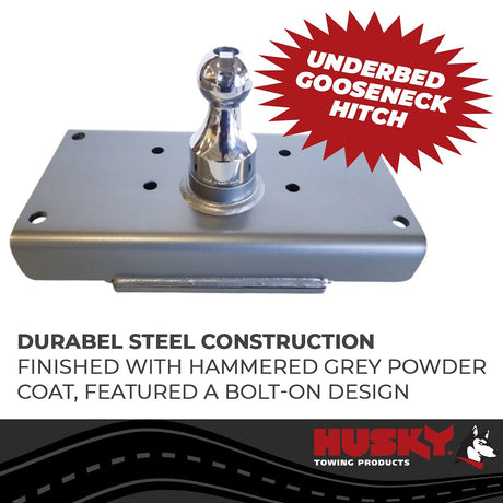 Product of Husky Towing 33207 Under-Bed Gooseneck Trailer Hitch - 35000 Pound 