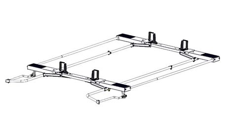 Product of Holman 4A95L Yes Aluminum Ladder Rack 