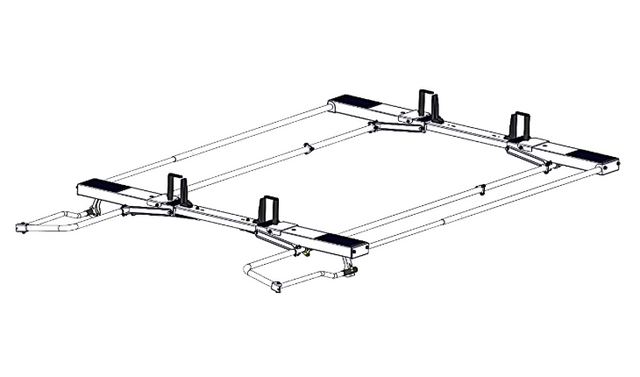 Product of Holman 4A95L Yes Aluminum Ladder Rack 