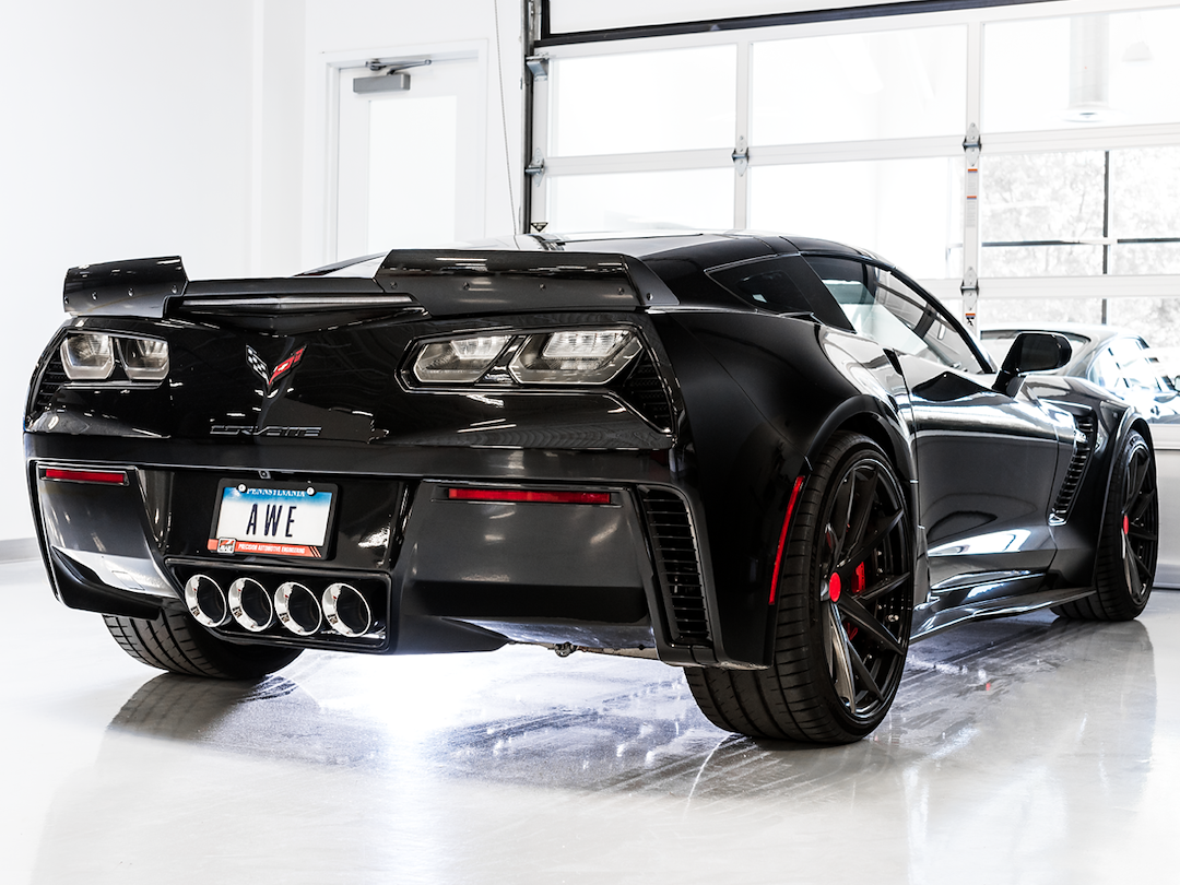 Product of AWE Tuning 3020-42073 Track Edition Axle-Back System Single Exhaust System Kit 