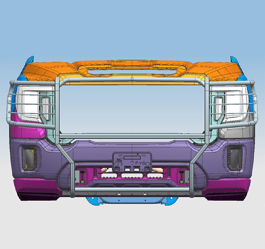 Product of Black Horse Offroad 17GS15MA Grille Guard  