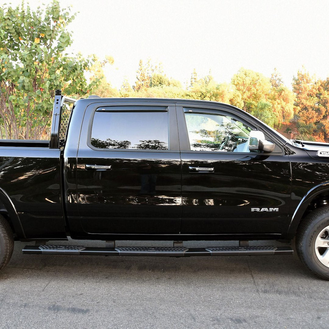 Product of Westin Automotive 28-534705 Black Powder Coated Oval Nerf Bar - Truck Wheel To Wheel 