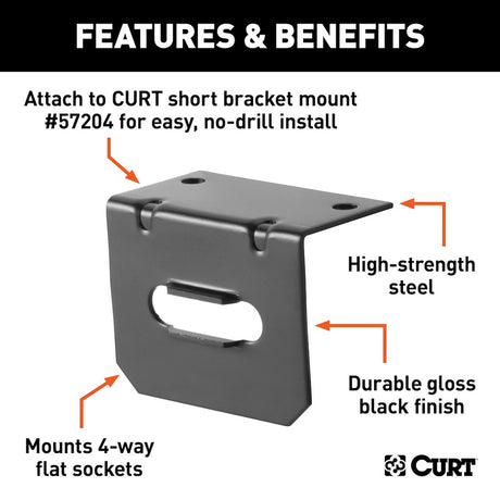 Curt 58300 Trailer Wiring Connector Mounting Bracket||58300_3008x1990_Fa.Jpg||86||c9358300||1133631