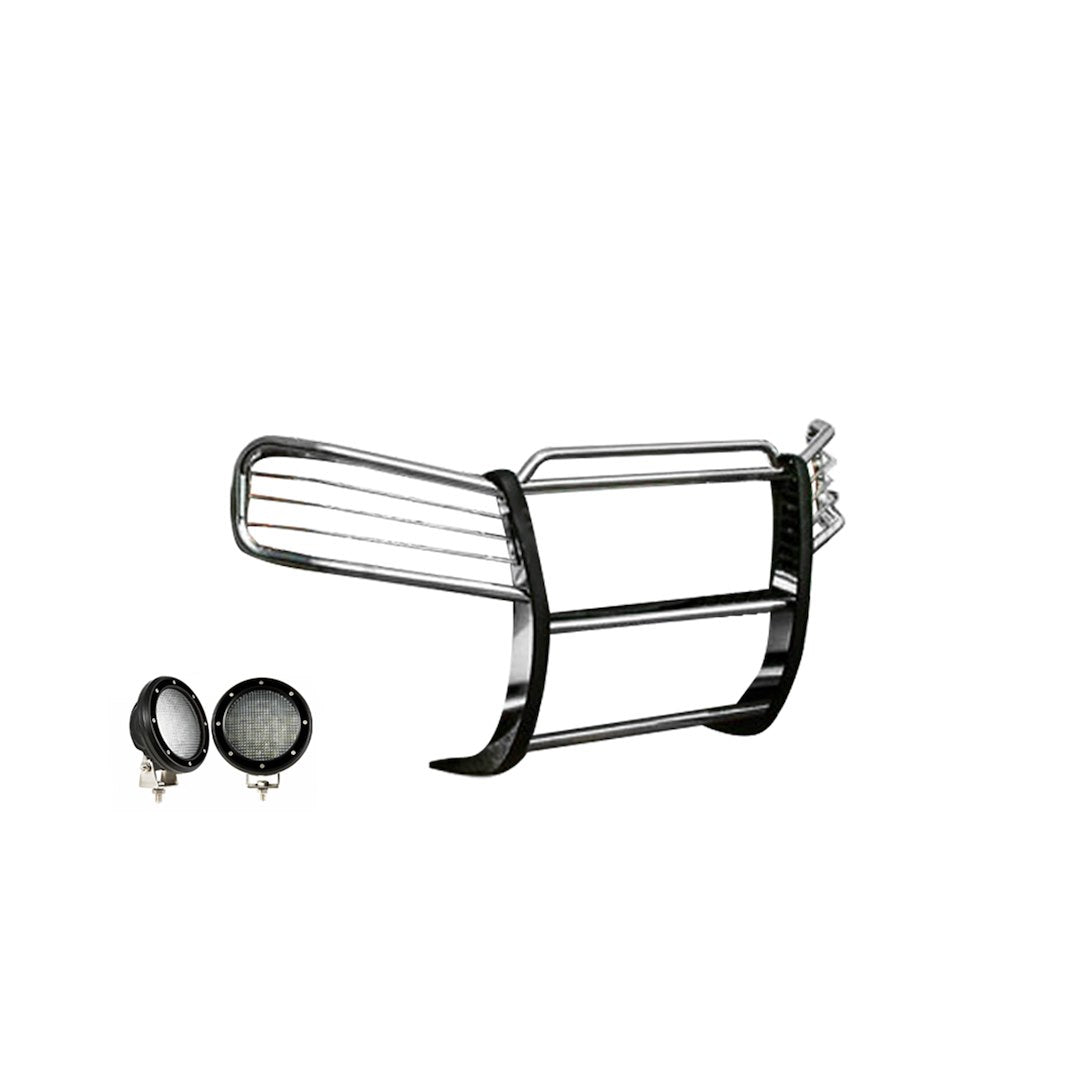 Product of Black Horse Offroad 17GD26MSS-PLFB Grille Guard  