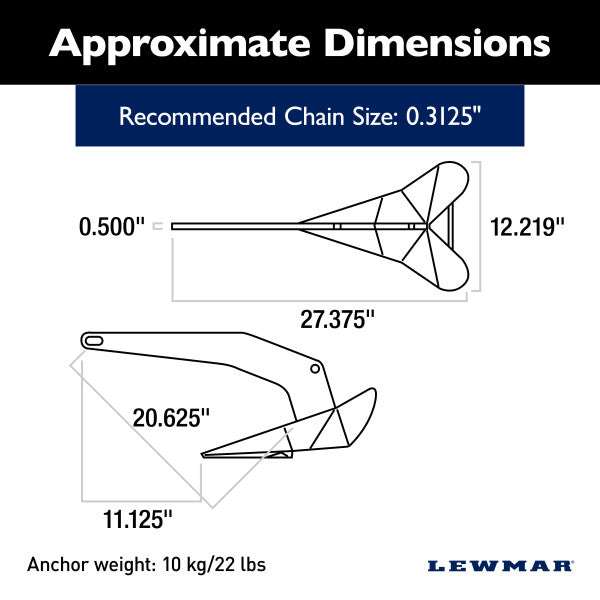 Lewmar 0057210 Anchor||0057210_1.Jpg||86||lew0057210||1756775