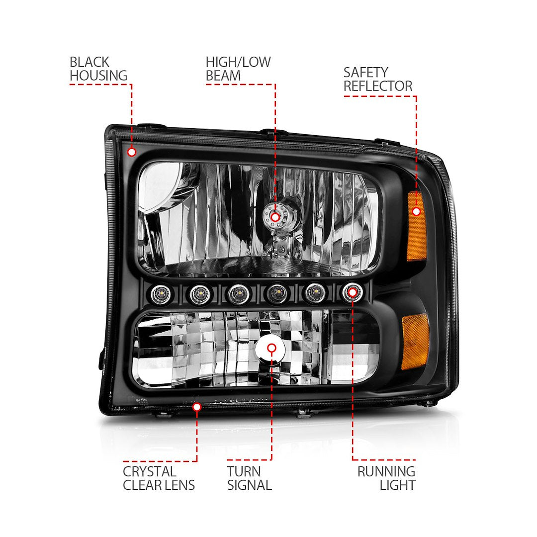 Product of Anzo Usa 111106 Headlight Assembly