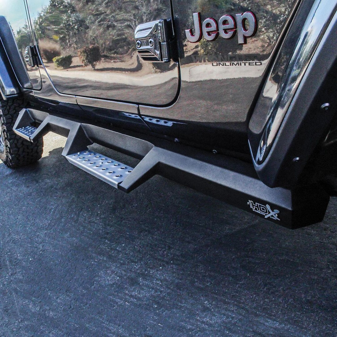 Product of Westin Automotive 56-140652 HDX Nerf Bar With Drop Down Steps 