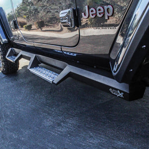Product of Westin Automotive 56-140652 HDX Nerf Bar With Drop Down Steps 