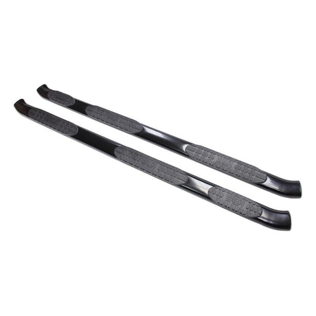 Product of Westin Automotive 21-534665 Black Powder Coated Oval Nerf Bar - Truck Wheel To Wheel 