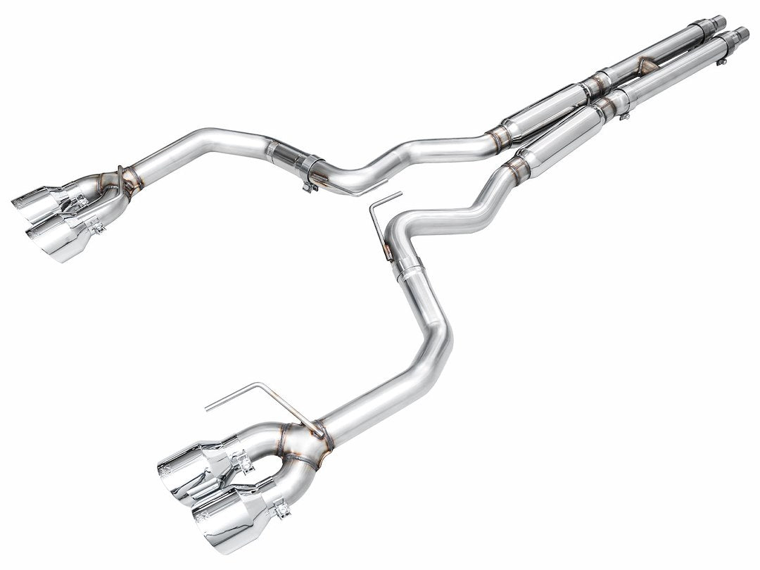 Product of AWE Tuning 3020-42375 Track Edition Cat-Back System Dual Exhaust System Kit 